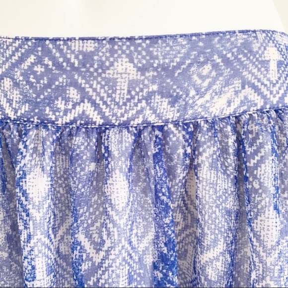 Ecotè High Low Chiffon Skirt | Size S - Picture 6 of 8